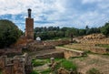 Ruins of the medieval fortified Muslim necropolis of Chellah in Rabat, Morocco